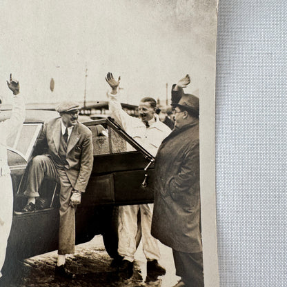 Press Photo Photograph George Eyston Land Speed Record Racing Car Brooklands