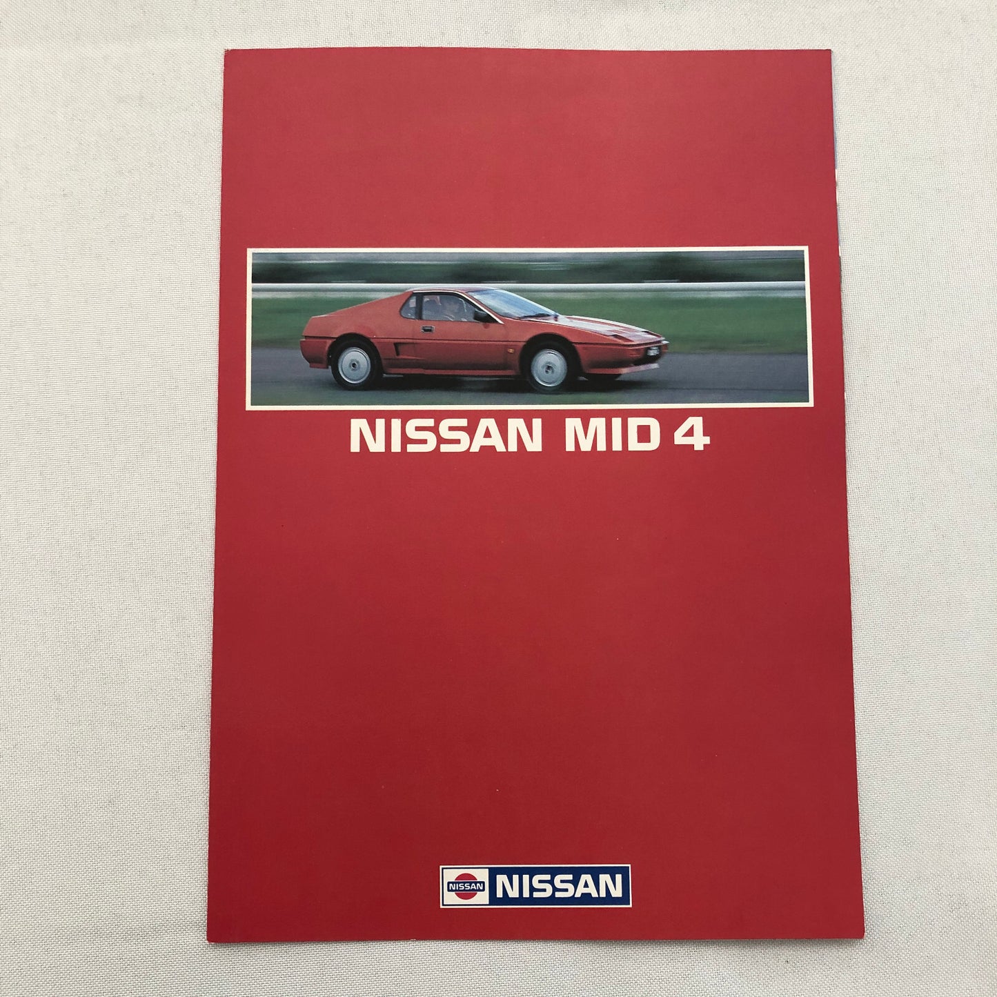 Nissan Mid 4 Concept Car Prototype Sales Brochure Catalog GERMAN TEXT