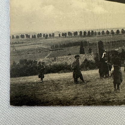 Vintage Zeppelin Airship Dirigible Postcard Post Card French