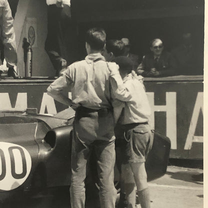 1963 Rover BRM at LeMans Racing Photo Photograph Print Vintage