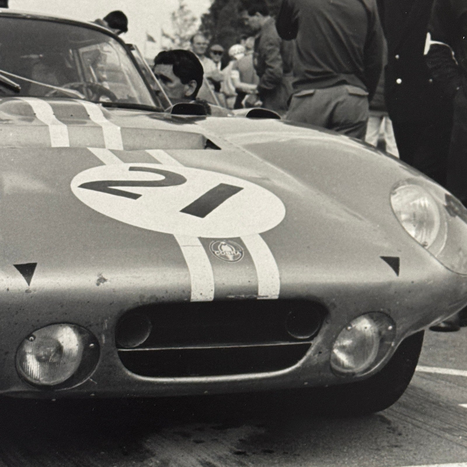 Vintage Racing Photo Photograph Dan Gurney Goodwood Cobra Daytona Modern Print