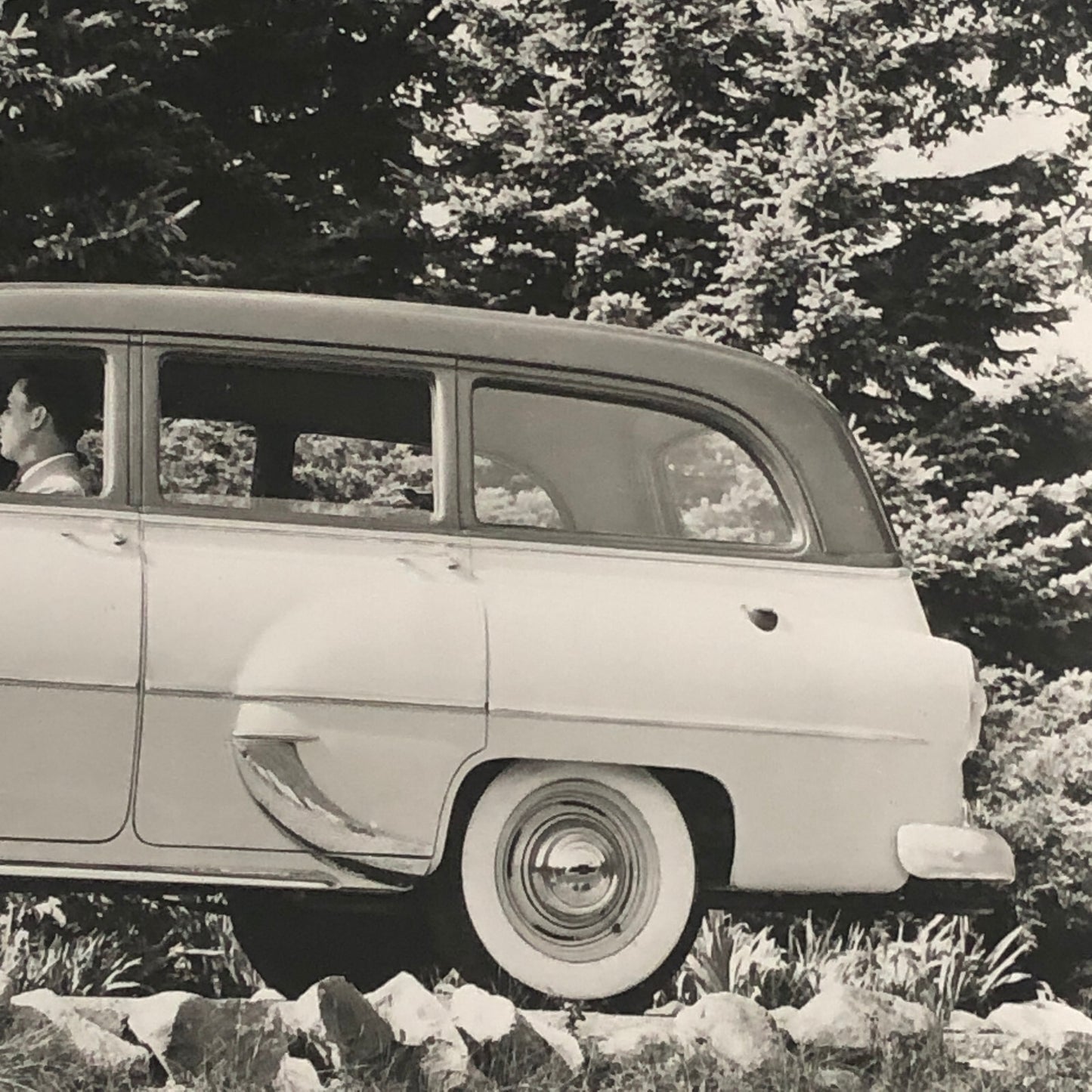 1953 Chevrolet Station Wagon Factory Press Photo Photograph Two Ten One Fifty