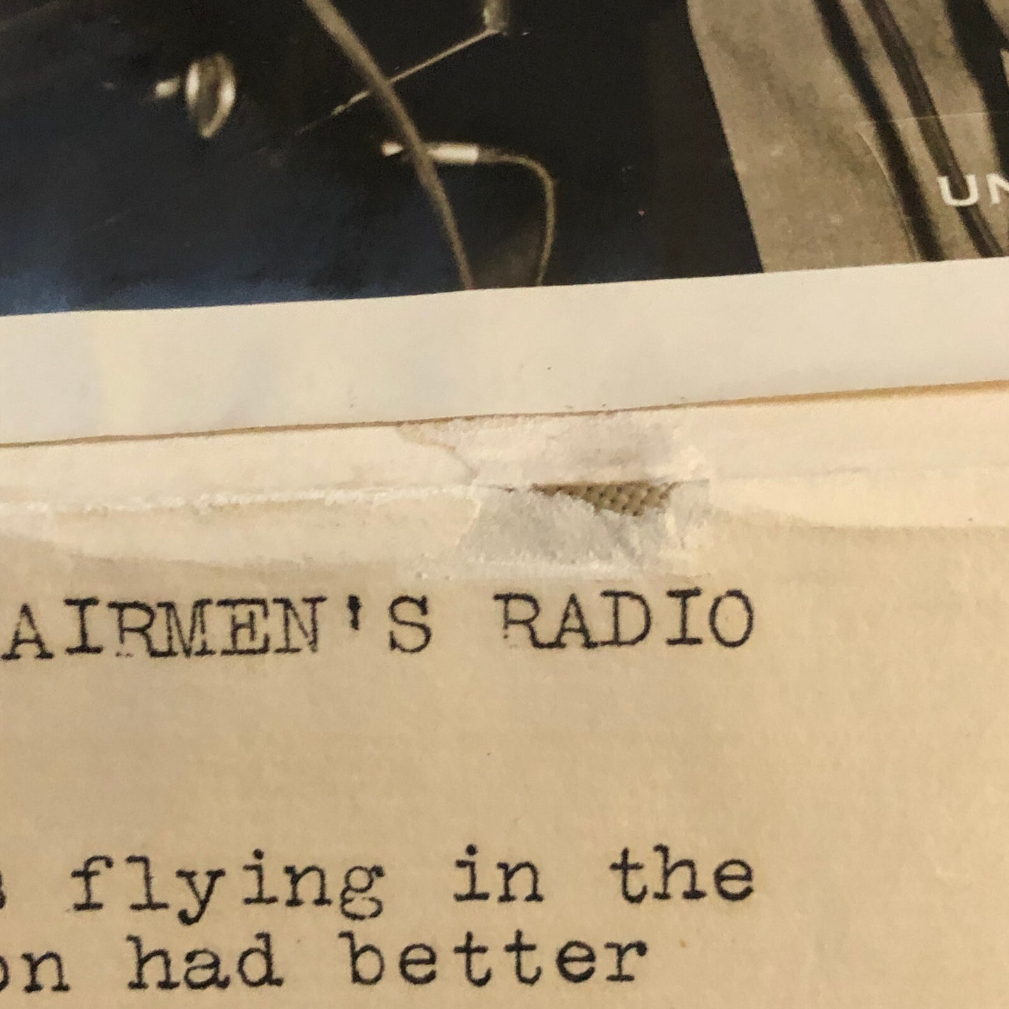 Press Photograph Photo Postmaster General Air Mail Plane Radio 1931