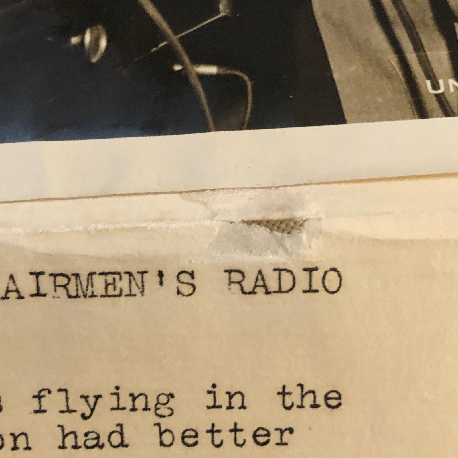 Press Photograph Photo Postmaster General Air Mail Plane Radio 1931