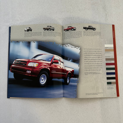 2001 Toyota Sales Brochure Catalog Tacoma Pickup Echo Celica MR2 Rav4 4Runner +
