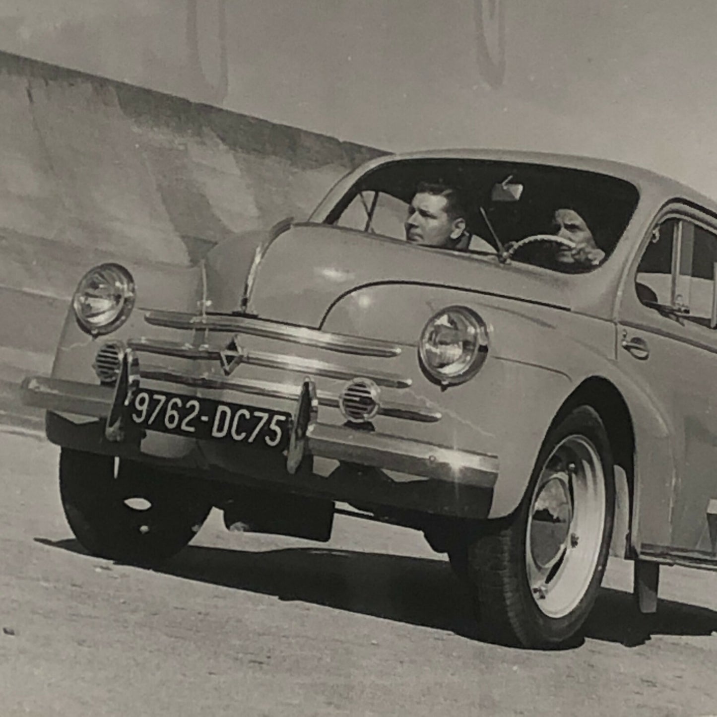 Vintage Renault 4CV Car Factory Press Photo Photograph Renault 4 CV 