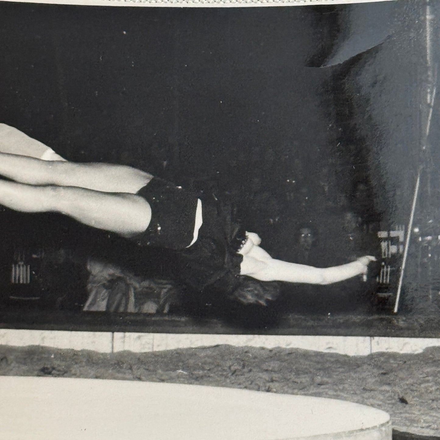 Circus Rollerskating Roller Skate Circus Act Photo Photograph Vintage