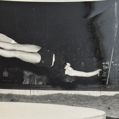 Circus Rollerskating Roller Skate Circus Act Photo Photograph Vintage