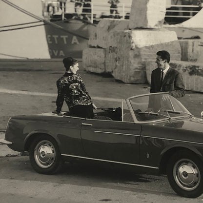 Fiat 1500 Cabriolet Convertible Factory Press Photo Photograph
