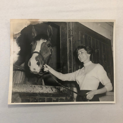 Vintage Horse Racing Photo Photograph TUROFSKY