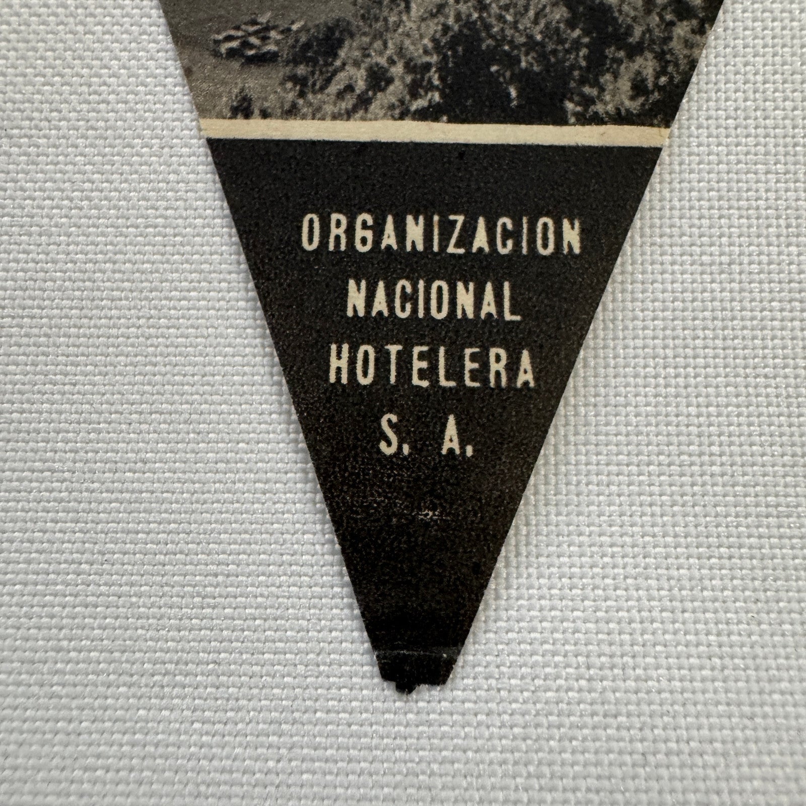 Vintage Travel Luggage Label Hotel Pucon Chile Chilean