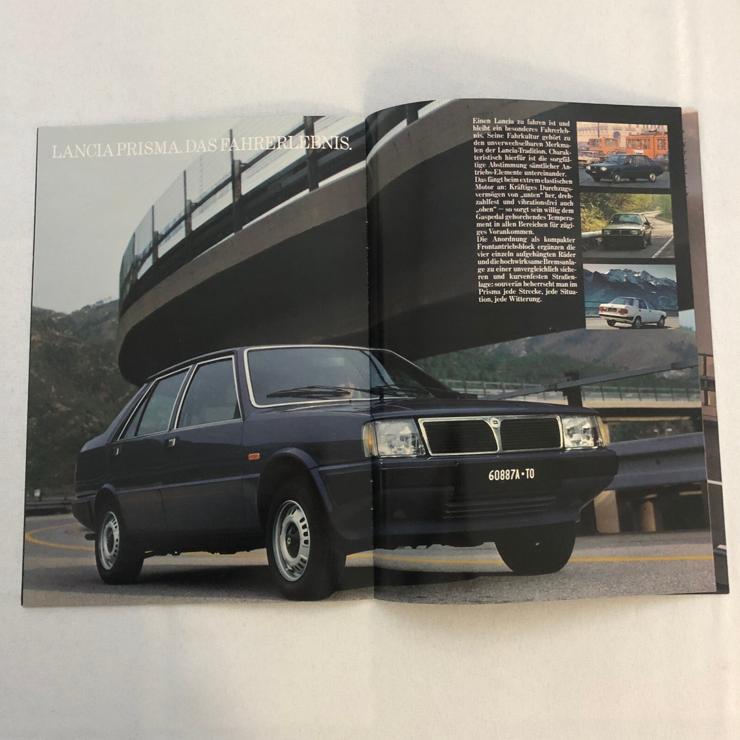 Lancia Prisma 1500 and 1600 Car Sales Brochure Catalog German Text