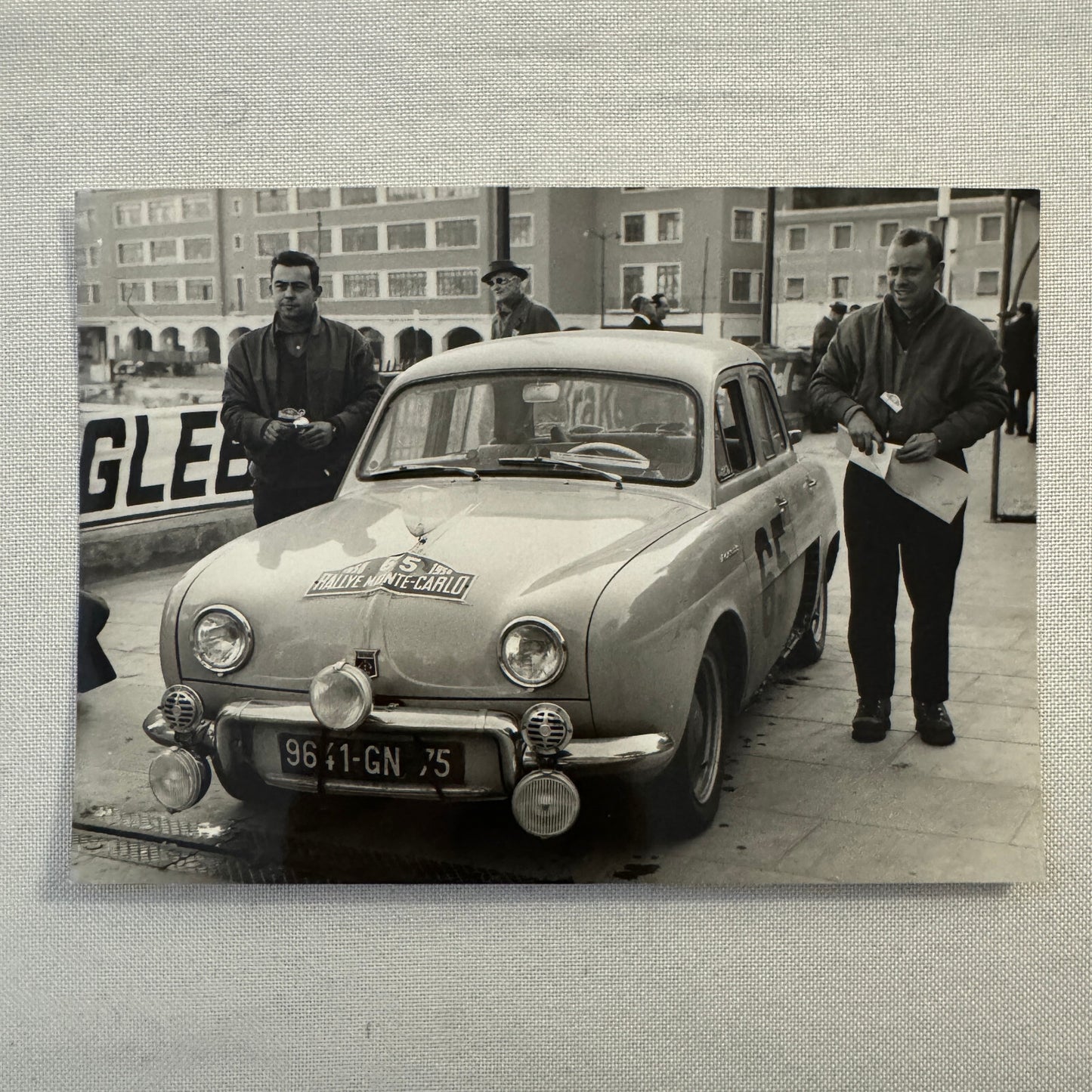 1958 Rallye Monte Carlo Renault Dauphine Car Photo Photograph Rally Racing