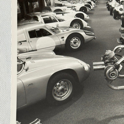 Vintage Porsche Museum Racing Car Photo Photograph Print 1976