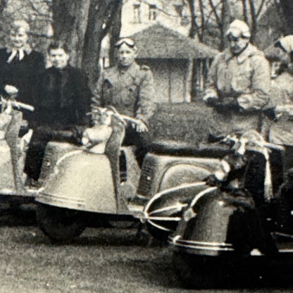 Vintage Scooter Photo Photograph Print