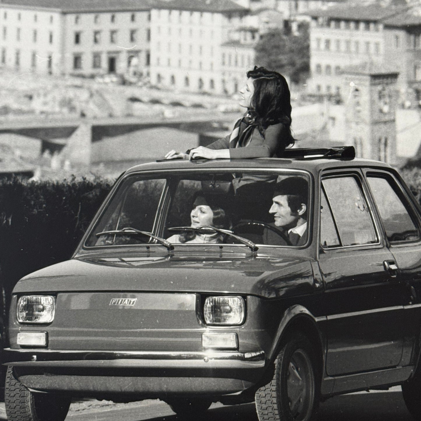 Fiat 126 Car Factory Press Photo Photograph Print Vintage Italian