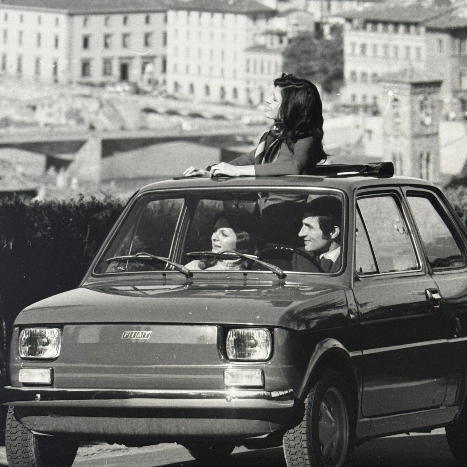 Fiat 126 Car Factory Press Photo Photograph Print Vintage Italian