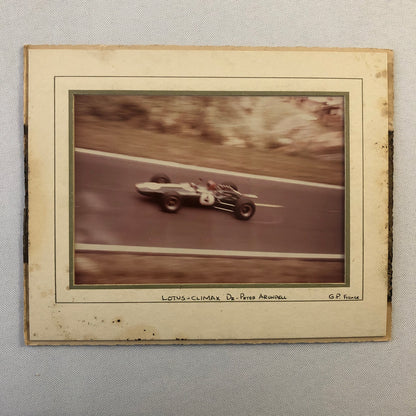 Lotus Climax Peter Arundell Racing Car Photo Photograph French Grand Prix