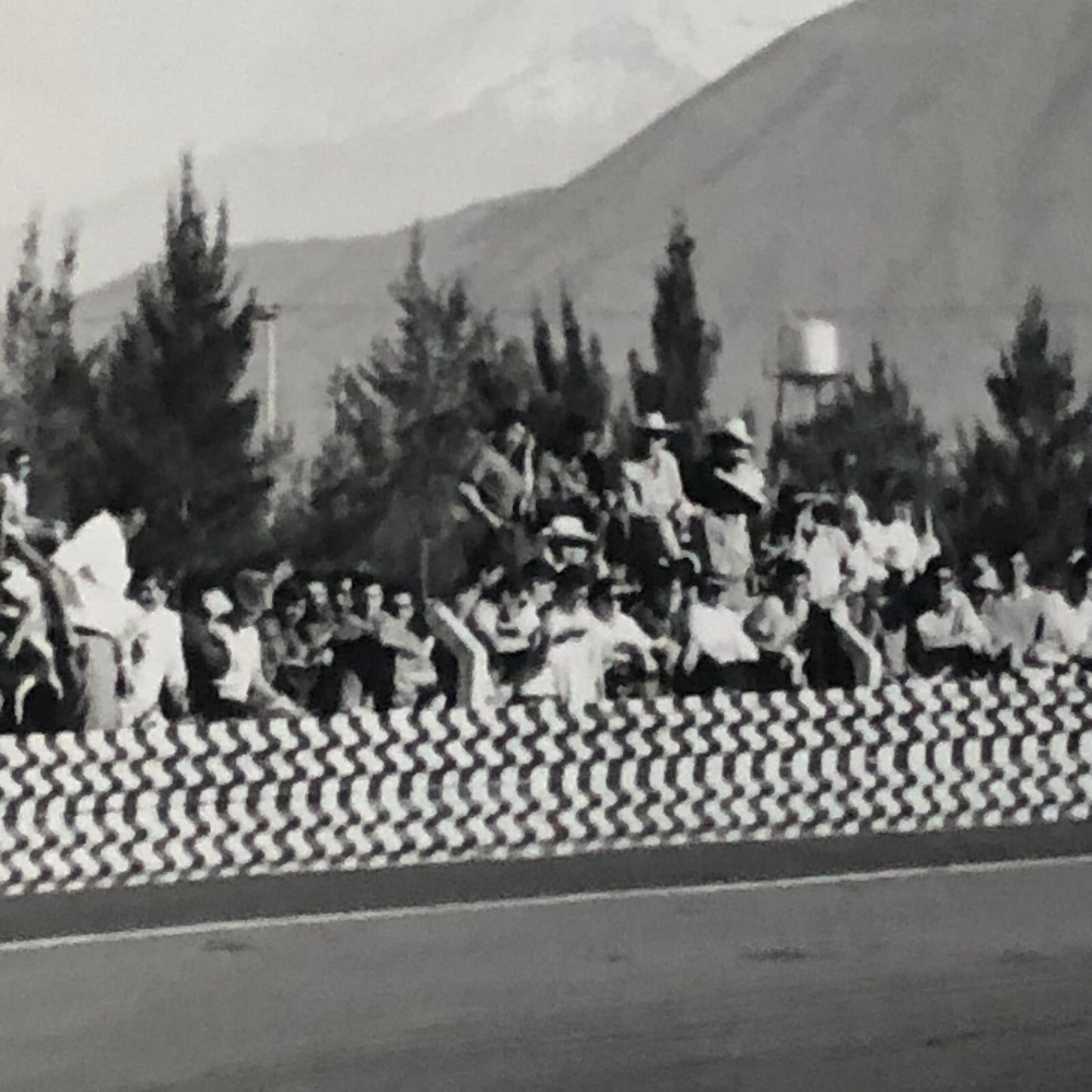 Vintage Bernard Cahier Racing Photo Mike Spence Lotus Climax 1965 Mexico GP