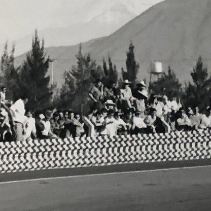 Vintage Bernard Cahier Racing Photo Mike Spence Lotus Climax 1965 Mexico GP