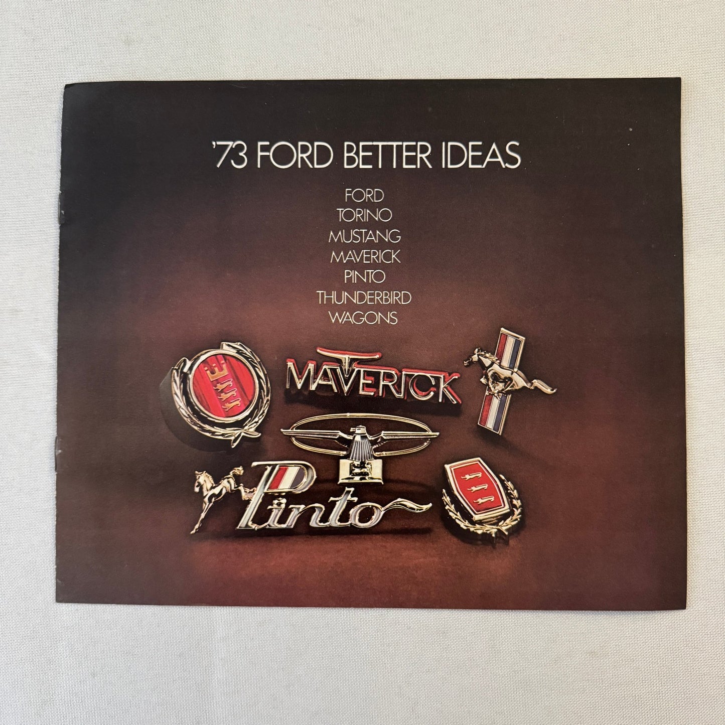 1973 Ford Sales Brochure Galaxie Torino Pinto Mustang Maverick Thunderbird Wagon
