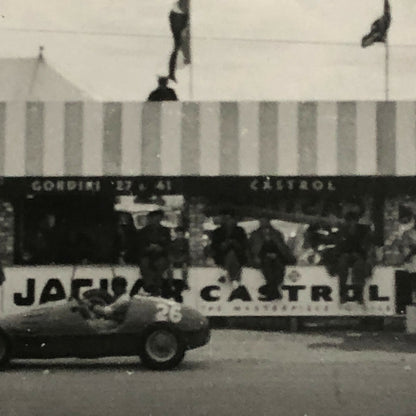 Vintage Racing Car Photo Photograph Print Robert Manzon Gordini 1952 Silverstone