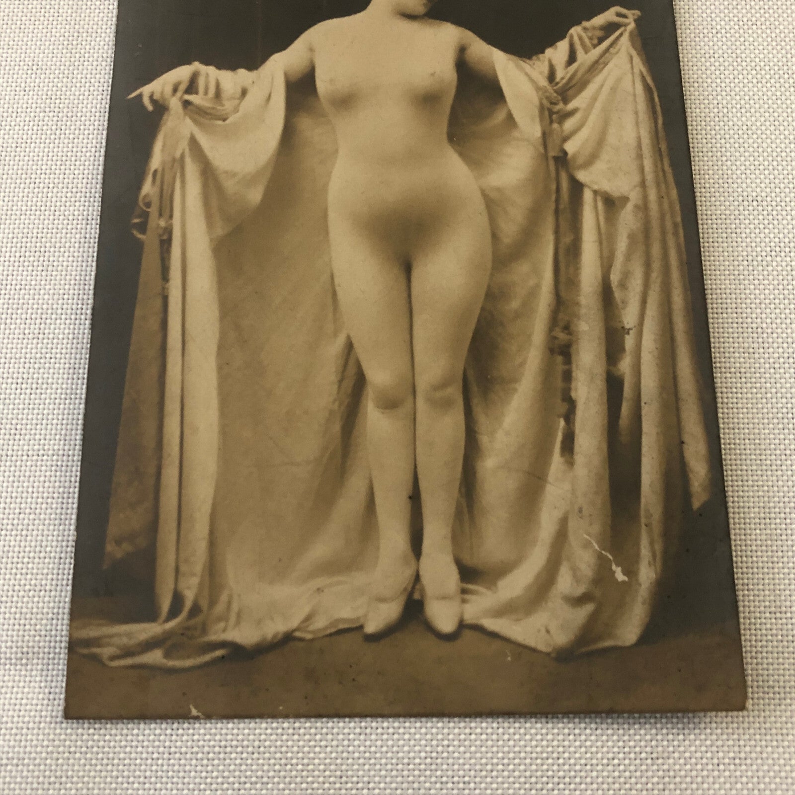 Circus Performer Burlesque Woman Real Photo Postcard RPPC La Frilosa Paris