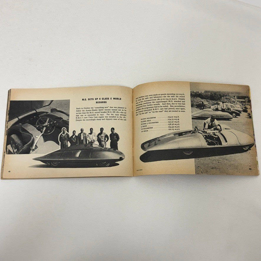 1959 Castrol Racing Achievements Brochure Rally Rallye Motorcycle Land Speed +