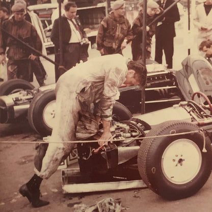 Chris Amon Lotus BRM Racing Car Vintage Photo Photograph Print