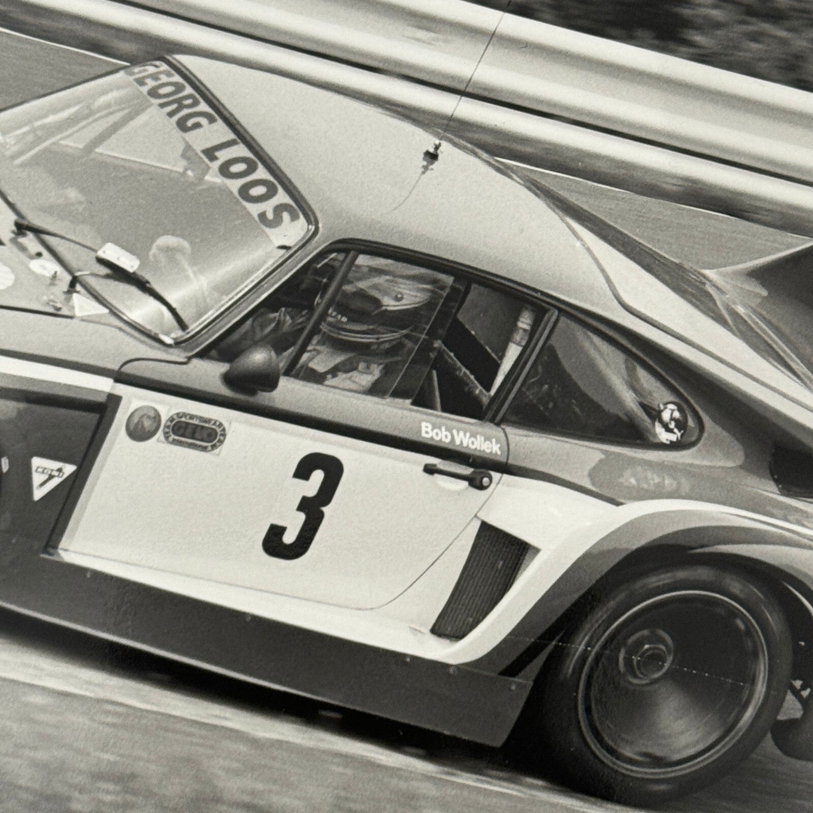 Porsche 935 1000 KM Nurburgring 1979 Racing Photo Photograph Bob Wollek
