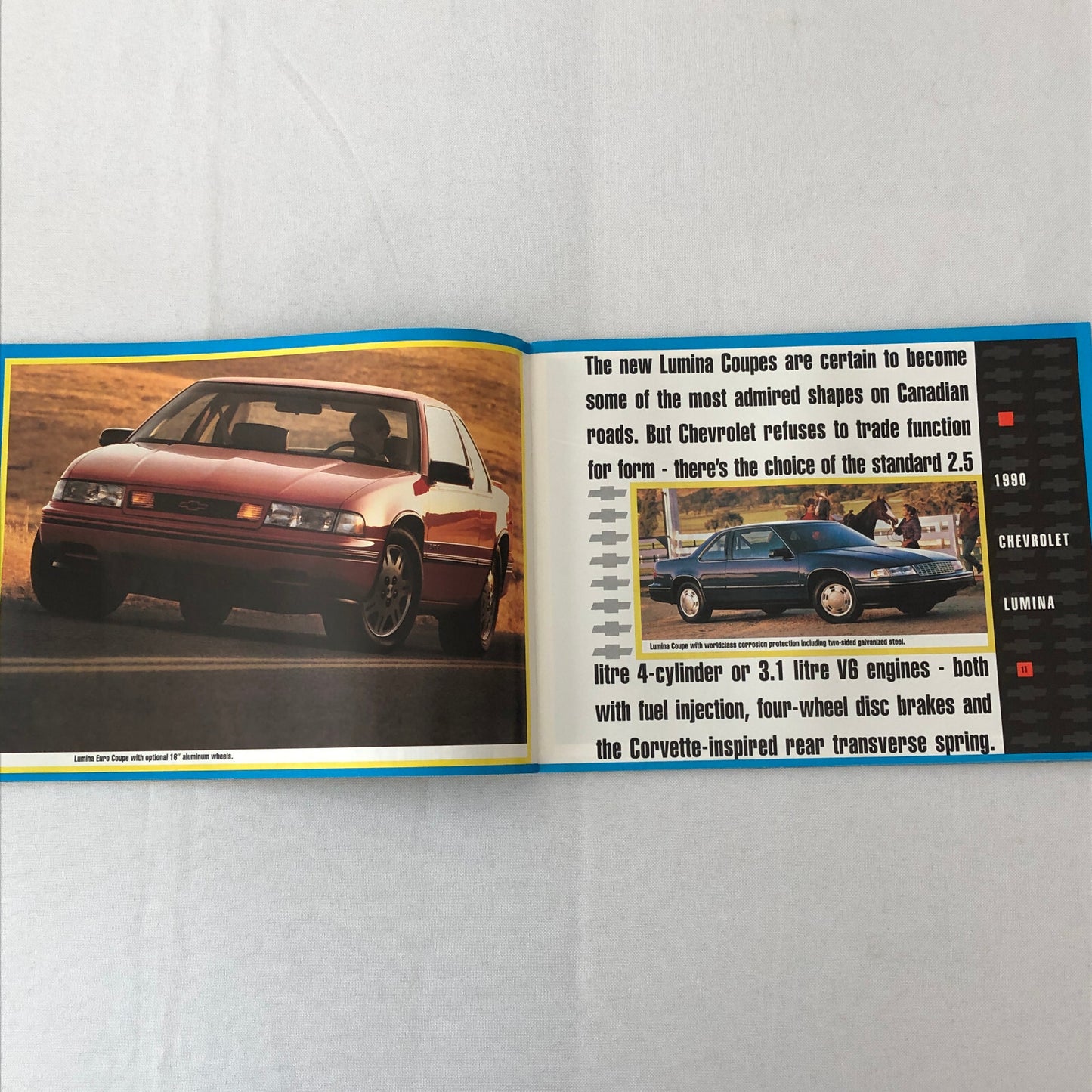 1990 Chevrolet Sales Brochure Lumina APV Van Corsica Celebrity Wagon Caprice +