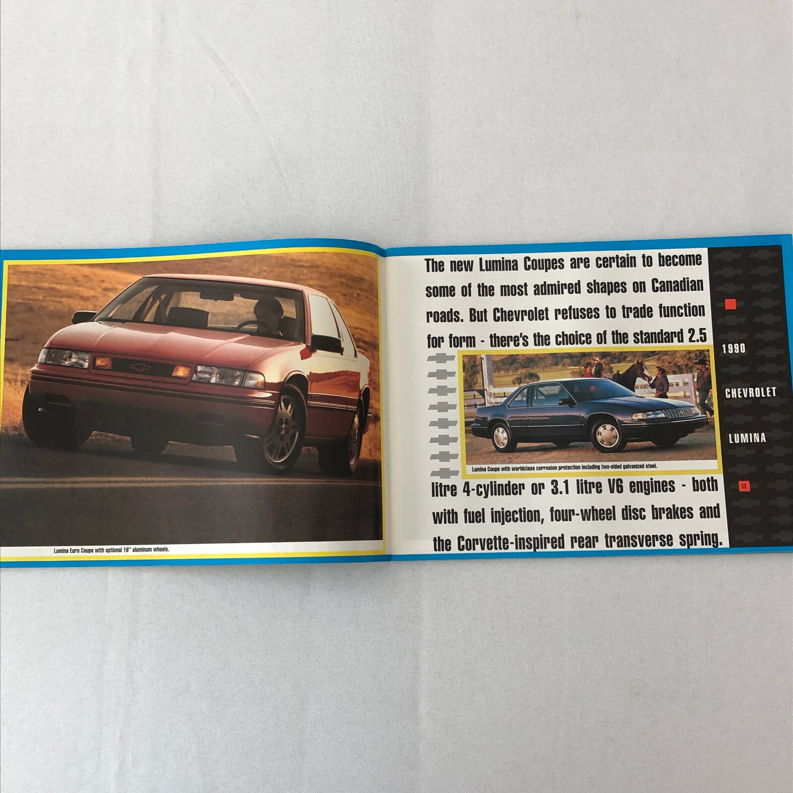 1990 Chevrolet Sales Brochure Lumina APV Van Corsica Celebrity Wagon Caprice +