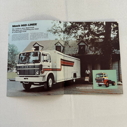 Mack Beverage Hauling Truck Sales Brochure Catalog R U MC Model Mid Liner