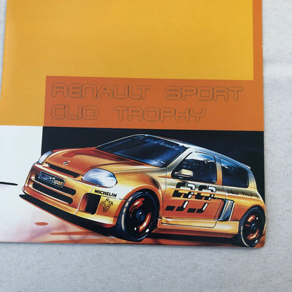 Renault Sport Clio Trophy Racing Car Sales Brochure Catalog Barcelona Spanish