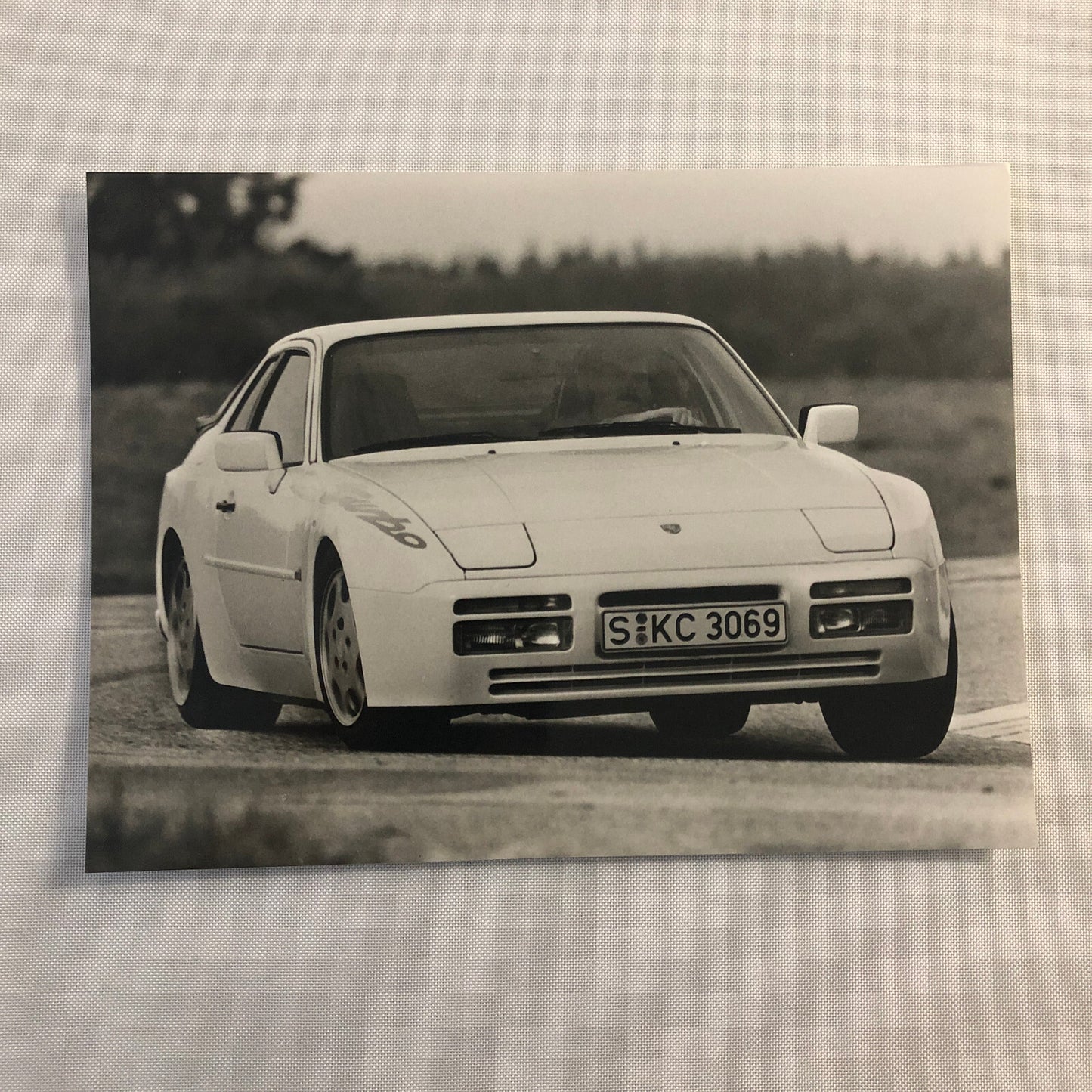 1989 Porsche 944 Turbo Factory Press Photo Photograph Werkfoto