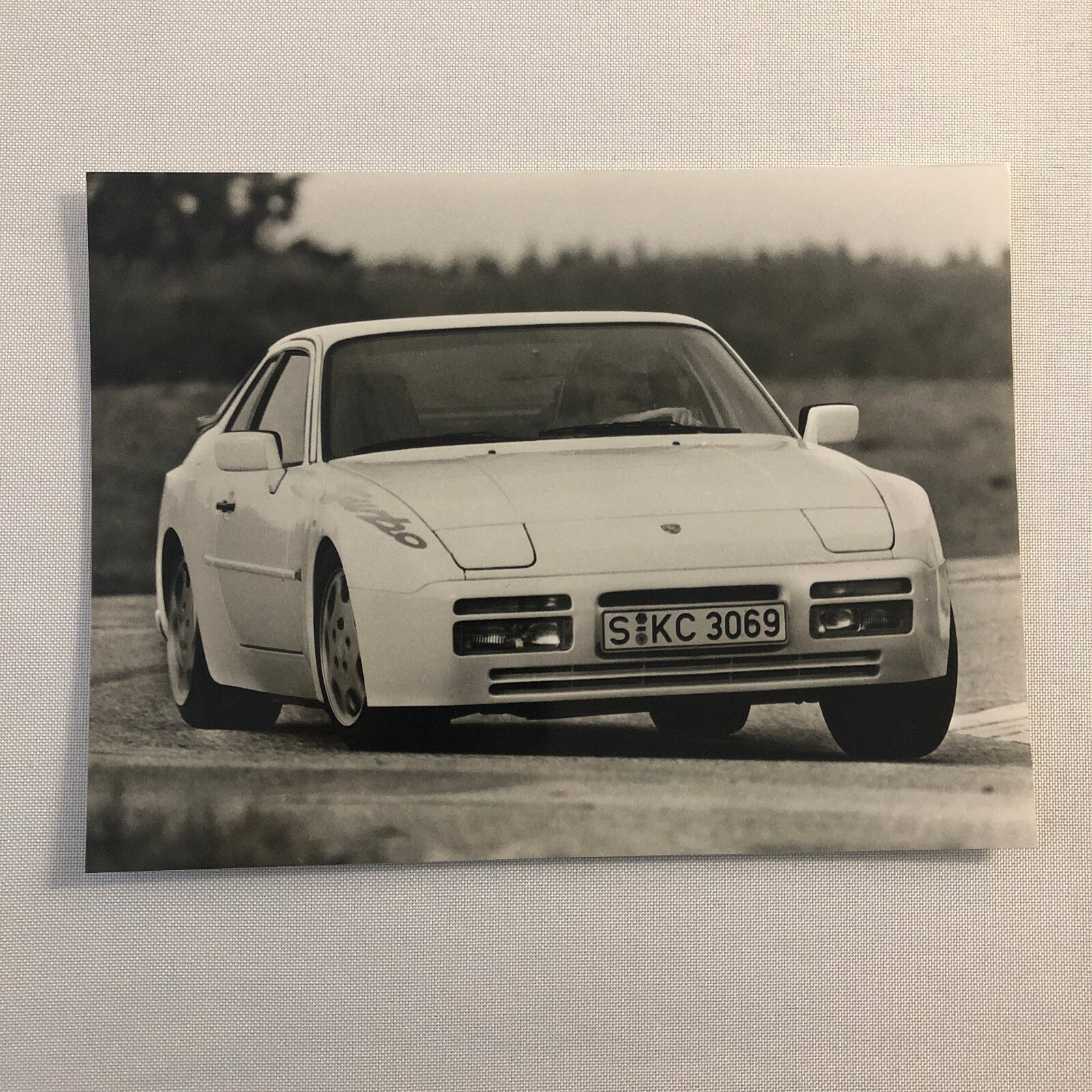 1989 Porsche 944 Turbo Factory Press Photo Photograph Werkfoto