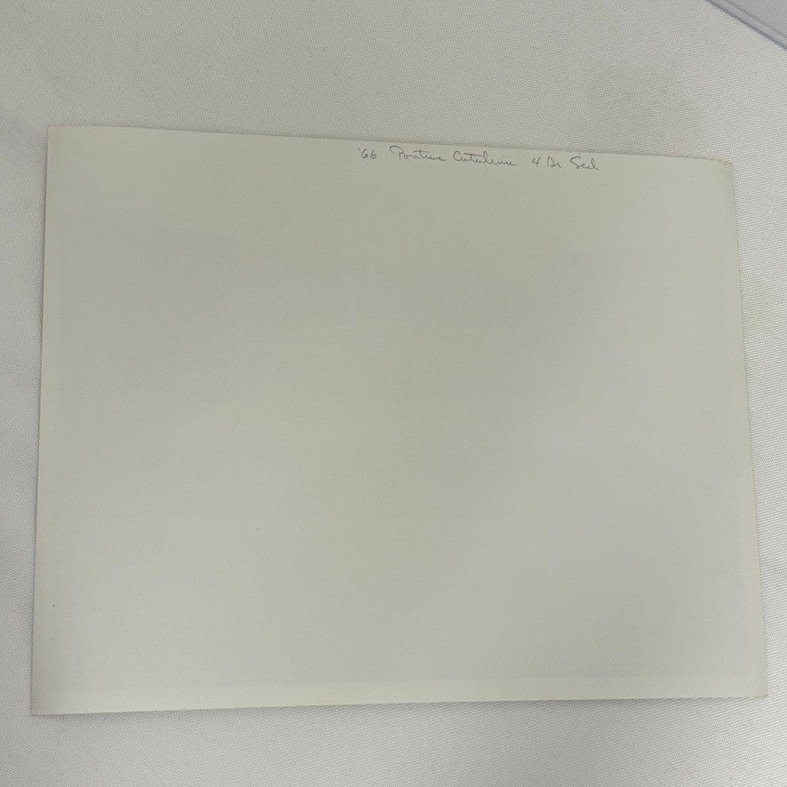 Vintage 1966 Pontiac Catalina Sedan Car Automobile Photo Photograph Print