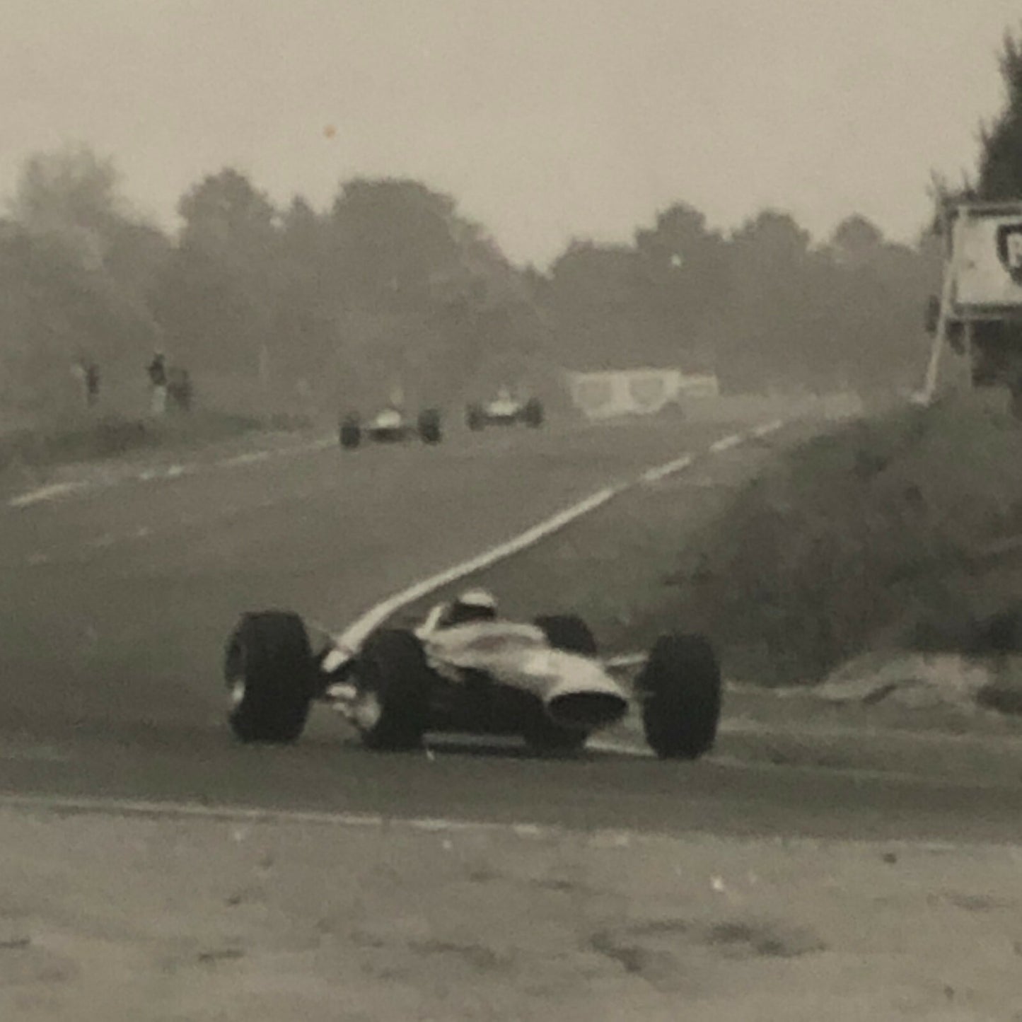 Vintage Grand Prix Racing Car Driver Photo Photograph Print 