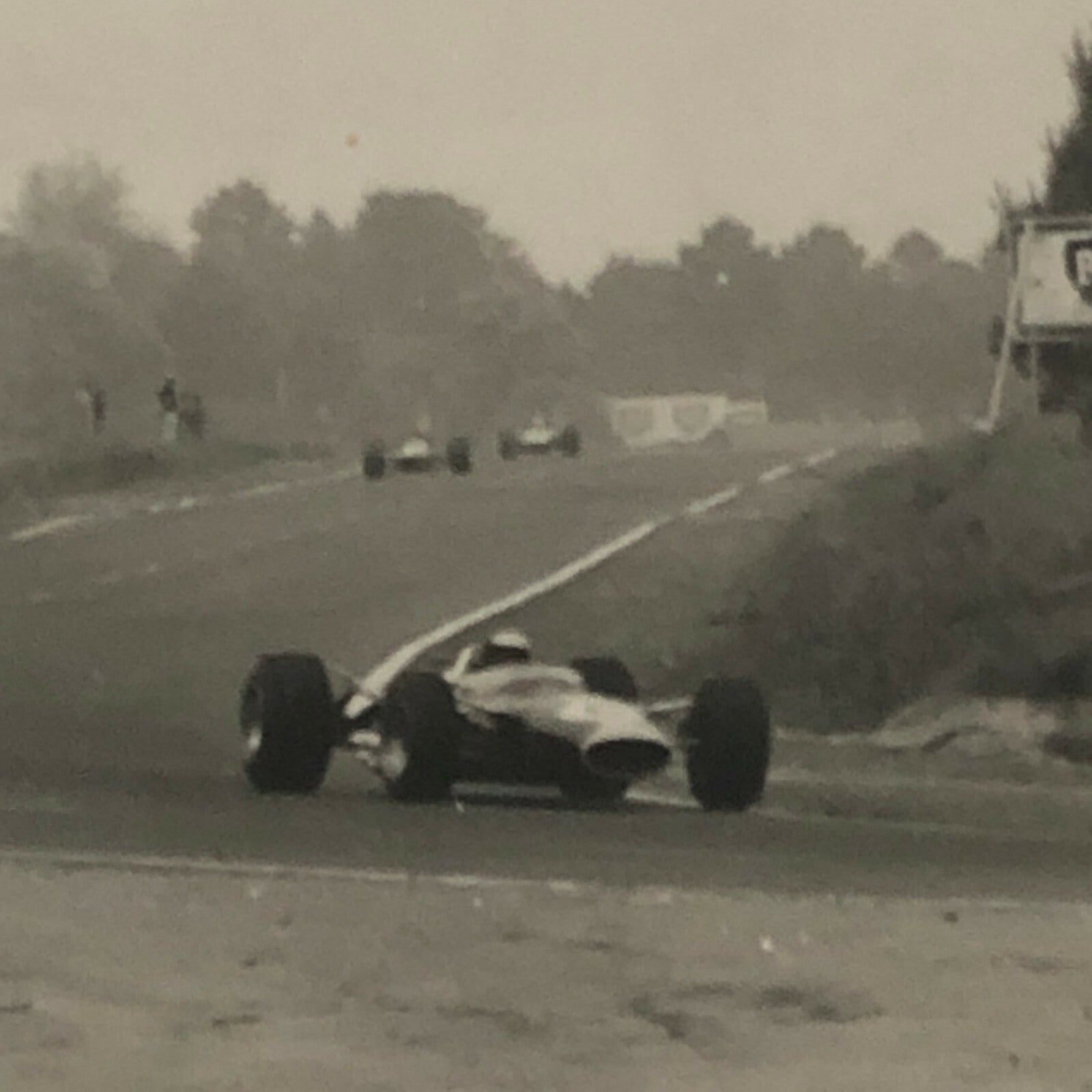 Vintage Grand Prix Racing Car Driver Photo Photograph Print 