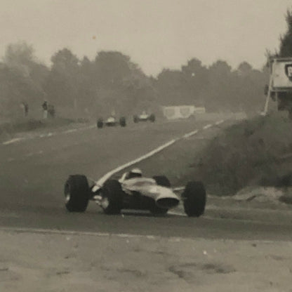 Vintage Grand Prix Racing Car Driver Photo Photograph Print 