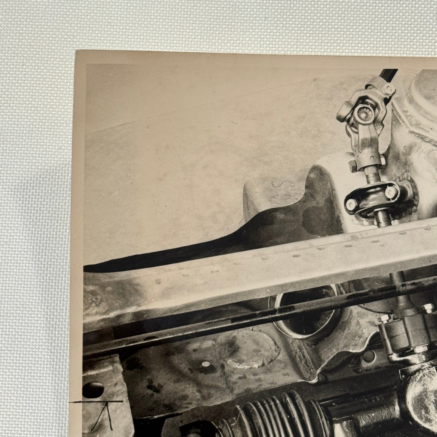 Vintage Car Steering Assembly Photo Photograph Dr Seifert Stamp