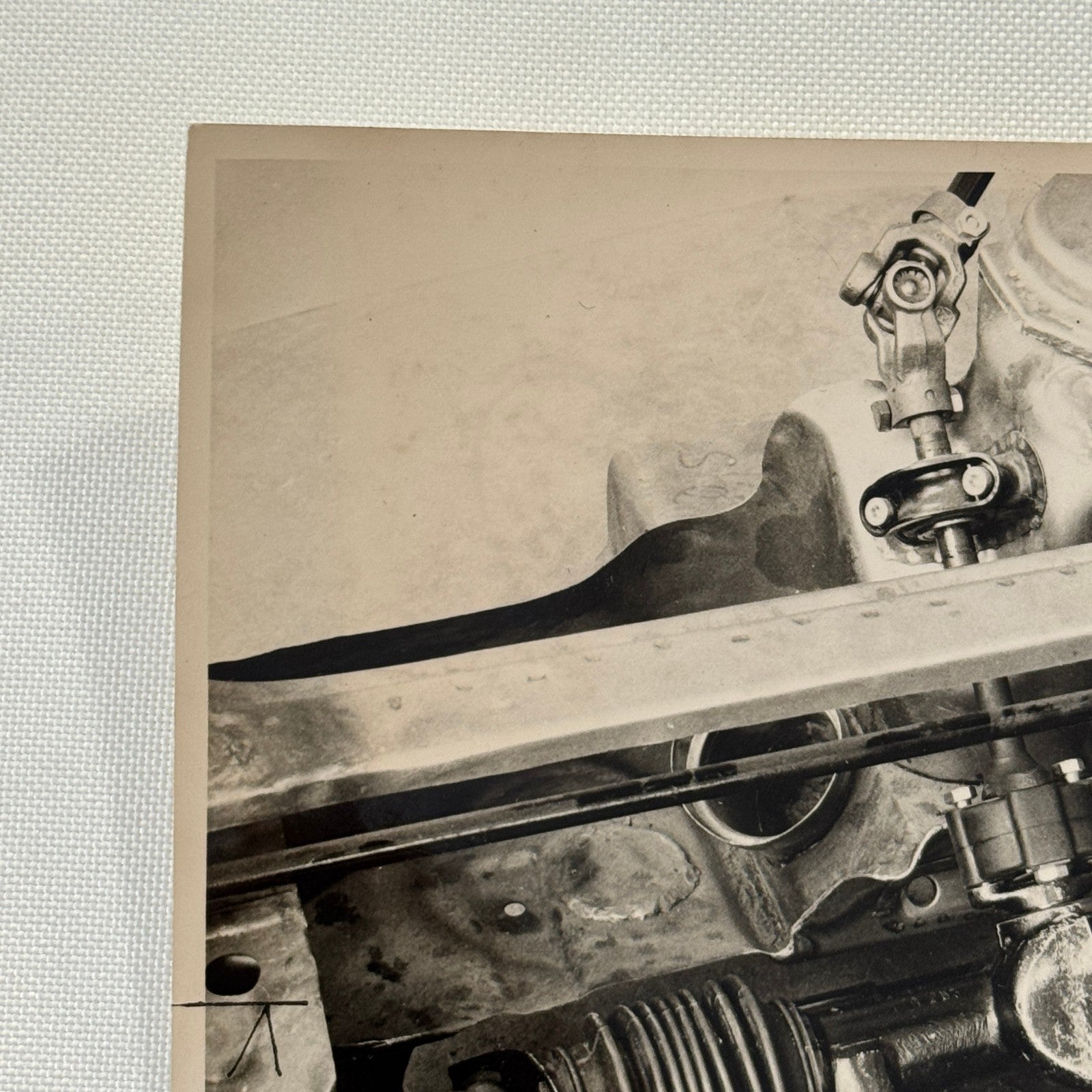 Vintage Car Steering Assembly Photo Photograph Dr Seifert Stamp