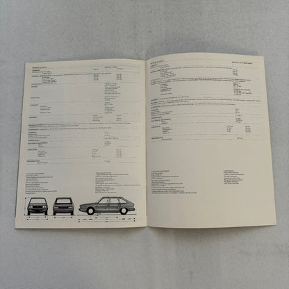 Renault 30 Turbo Diesel Car Sales Brochure Catalog Vintage Advertising UK