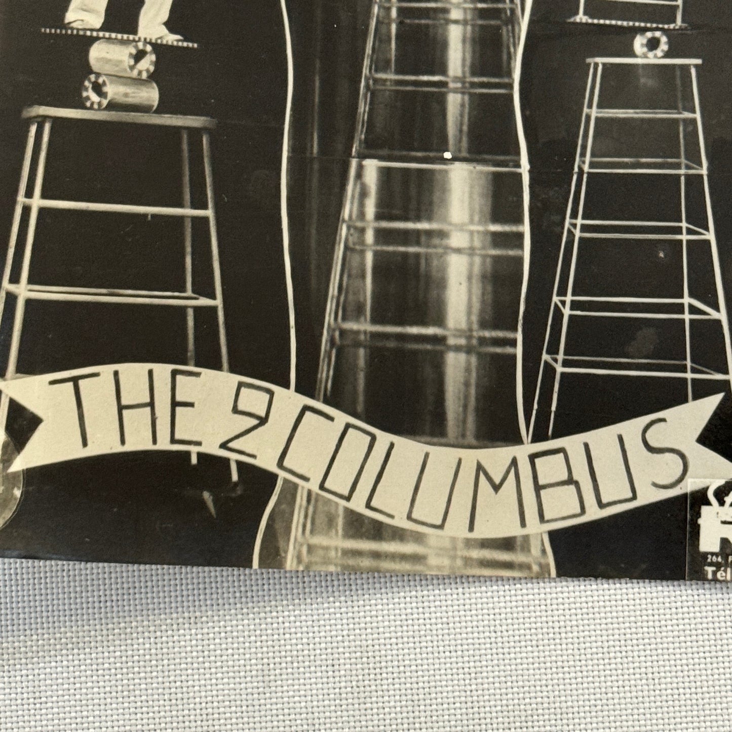 Vintage Circus Performer Act Photo Photograph Juggling Acrobat The 2 Columbus