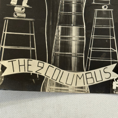 Vintage Circus Performer Act Photo Photograph Juggling Acrobat The 2 Columbus