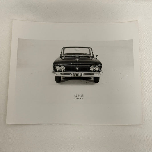 1961 Buick LeSabre 4-Door Hardtop Car Photo Photograph Print Vintage