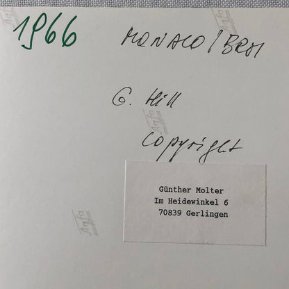 1966 Graham Hill BRM Racing Monaco Grand Prix Car Photo Photograph Print