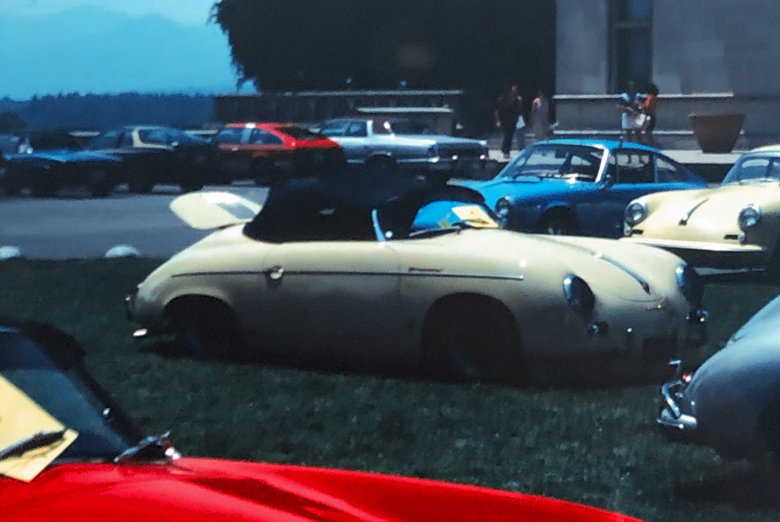 Porsche 356 Car Show 35mm Photo Slide Vintage 1981