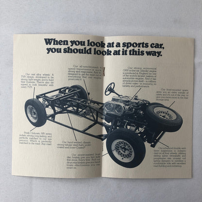 Vintage TVR Car Sales Brochure Catalog Advertising
