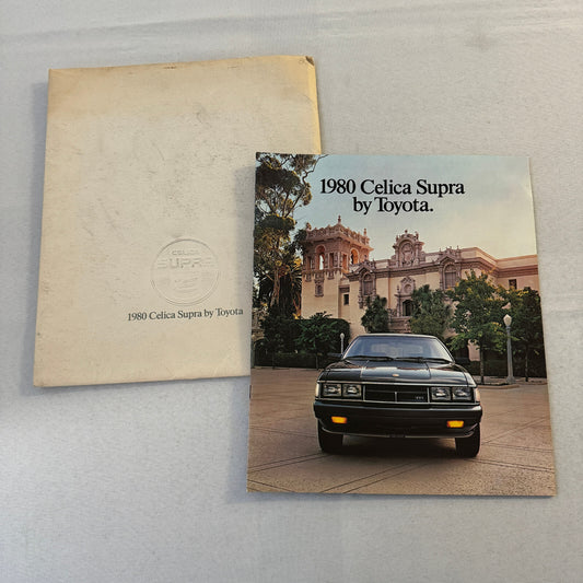 1980 Toyota Celica Supra Sales Brochure Catalog Advertising